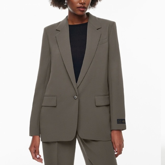 Aritzia Wilfred Generation Blazer Grey Size XS - Picture 2 of 5